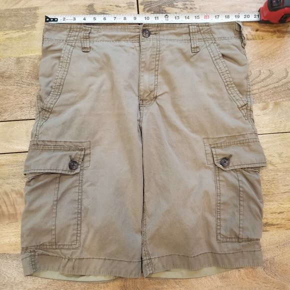 12" Cargo Shorts (Brown/Khaki) - Picture 1 of 5